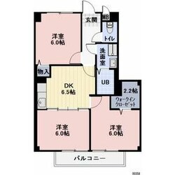 権現前駅 徒歩13分 2階の物件間取画像